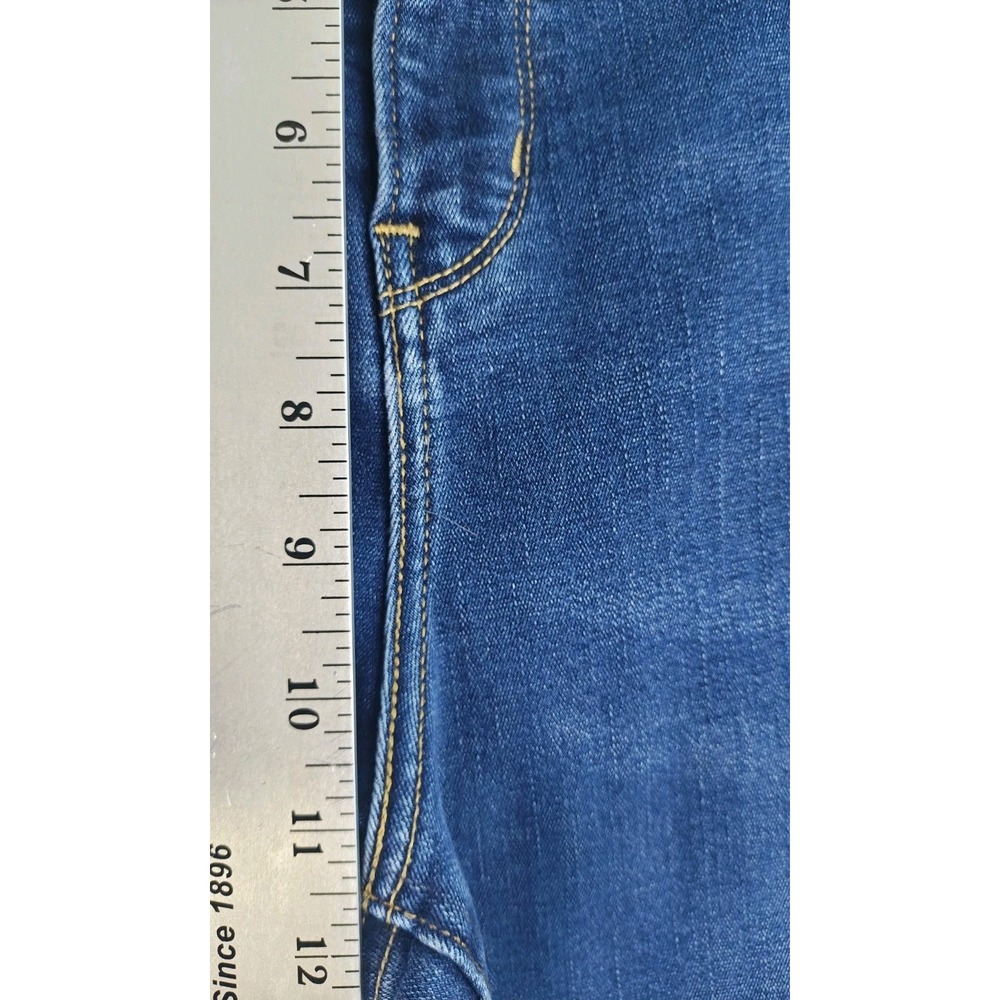 Levi's 512 Perfectly Slimming Bootcut Jeans Women's 18 Dark Wash Stretch Denim - Picture 11 of 16